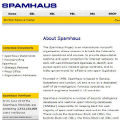 Bild: Screenshot der About-Seite von Spamhaus.org
