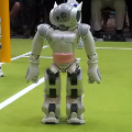 Bild: Screenshot vom Fussball-Video Roboter Nao beim Robocup_120